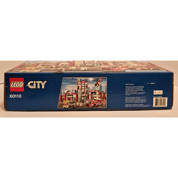 FIRE STATION Lego City LEGO Set #60110 NEW Sealed RETIRED Unopened - Picture 11 of 16